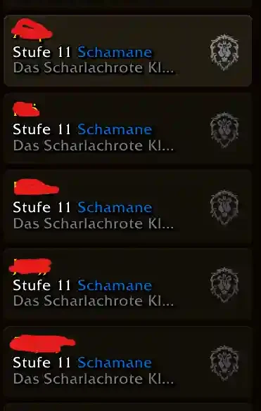 Level 11 Schamane des irdenen Volkes in World of Warcraft