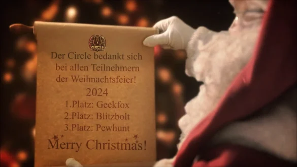 Teilnehmer der Circle of Trust Weihnachtsfeier 2024 in geselliger Runde.